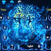 Blue Leopard Keyboard Theme on 9Apps