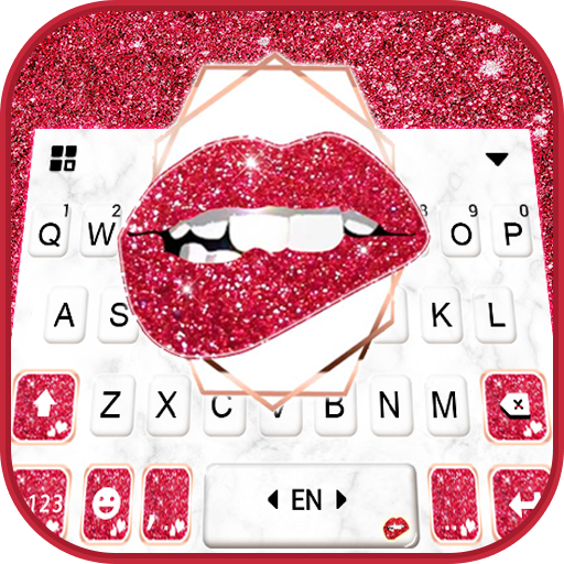 Red Hot Lips Keyboard Theme icon