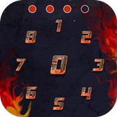 Flame Theme Screen Lock icon