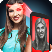 3D Face Camera simulator أيقونة