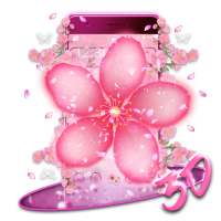 3D Pink Sakura Love Theme