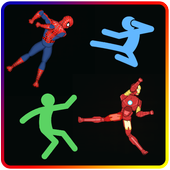 Stick Superhero Fight icon