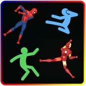 Stick Superhero Fight