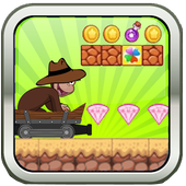 Monkey Trolley Crash icon