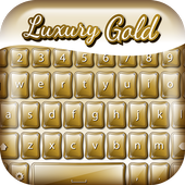 Luxury Gold SMS Keyboard icon