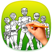 How to Draw Power Rangers icon