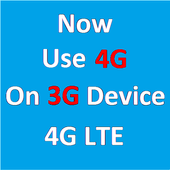 Use 4G jio on 3G Phone VoLTE icon