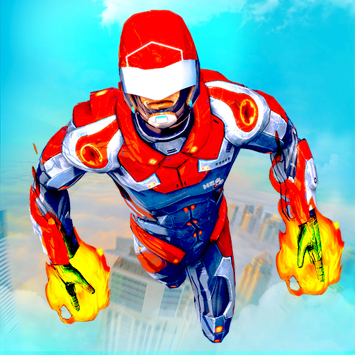 Flying Torch Hero Robot Transform: Robot Games icon