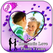 Romantic Love Gif PhotoFrame 2018 &amp; Love Gif Maker icon