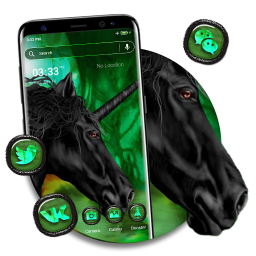 Black Unicorn Launcher Theme icon