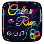 Color Run Go Launcher Theme icon