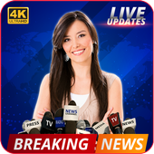 Breaking News Photo Frame Editor icon