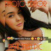 Editor de Fotos com Efeito Snap Texto e Carinhas🌸 icon
