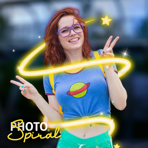 Spiral Photo Editor : Neon Effects, Blur Photo icon
