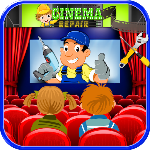 Crazy cinema repair – fix and cleanup game icon