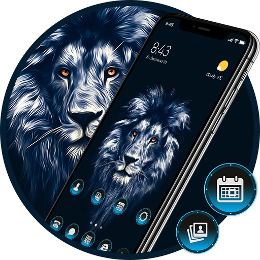 Animal theme | abstract powerful lion icon