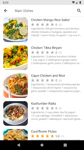 Recipes with rice screenshot 2