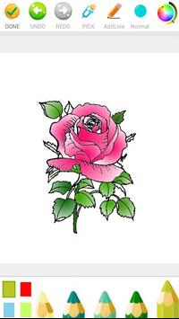 Coloring Books Flower and Snow White 4 تصوير الشاشة