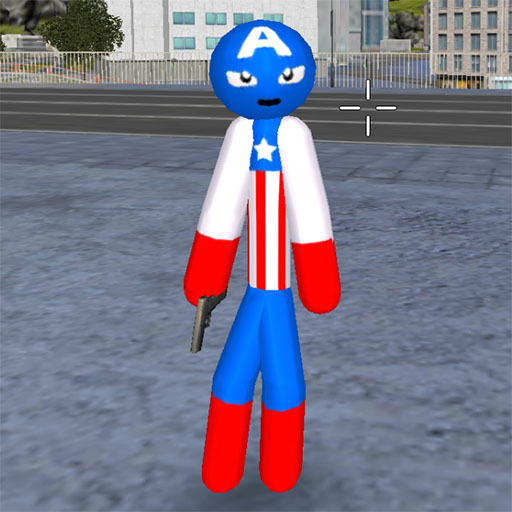 Grand Capitaine Stickman Rope Hero Gangster Crime icon