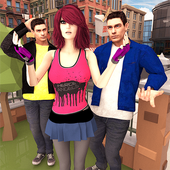 Virtual Girl Crush on Twins: Love Triangle icon