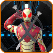 Superhero fighting game: modern battle arena icon