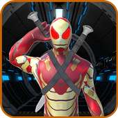 Superhero fighting game: modern battle arena