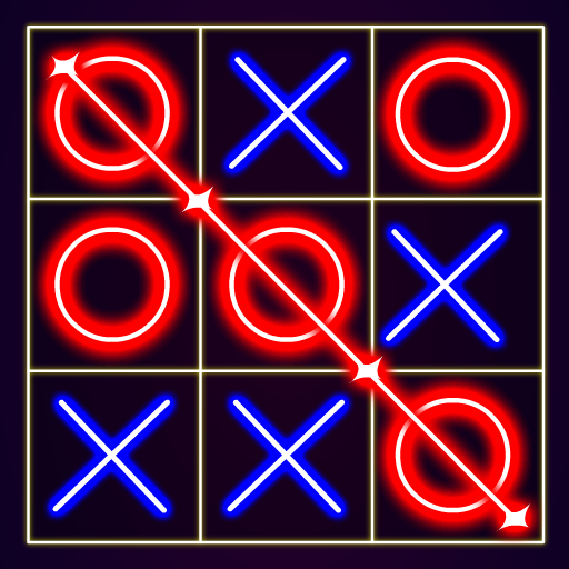 Tic Tac Toe  Neon: Free Board Game icon