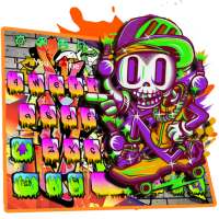 Skate Graffiti Keyboard Theme on 9Apps