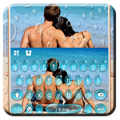 Romantic Photo Keyboard Theme icon