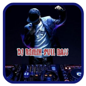 DJ remix full bass icon