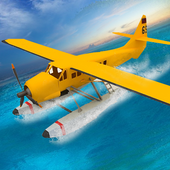 Water Surfing Plane Stunts icon