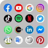 All Social Media, Network & Music Site in one App