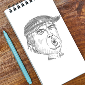 Caricature Drawing App- Draw Celebrity Caricatures icon