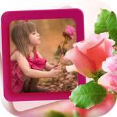 Rose Flowers Photo Frames on 9Apps