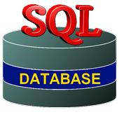 SQL relational database system icon