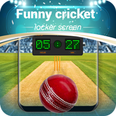 Funny Cricket Game Lock Screen for You icon