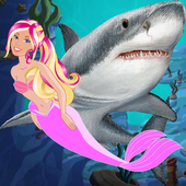 Mermaid Shark Attack for Barbie icon