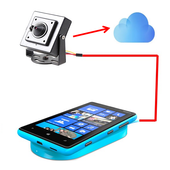 Online camera  &amp;  Motion detector &amp;  Cloud drives icon