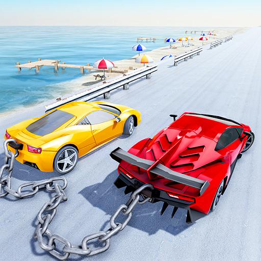 Chained Mega Ramp Car Stunt GT Racing Stunts Game иконка