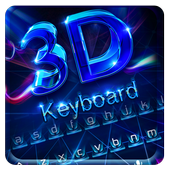 Neon 3D Typewriter-Hologram icon