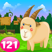 Goat Escape Game 121 icon