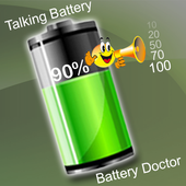 Talking Battery Level Free icon