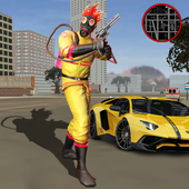 Immortal Flame Boy Rope Hero - Flying SuperHero icon