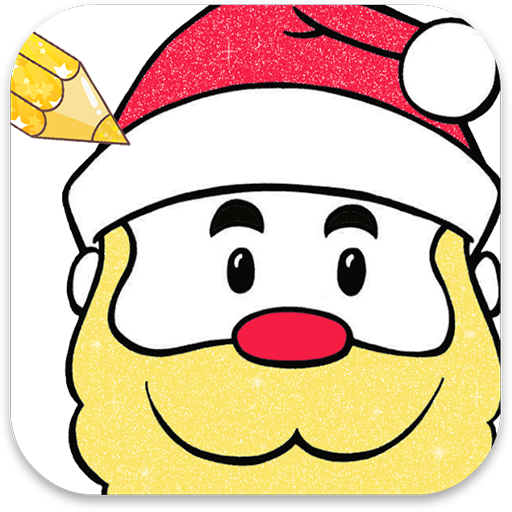 Surprise Christmas Coloring Glitter icon