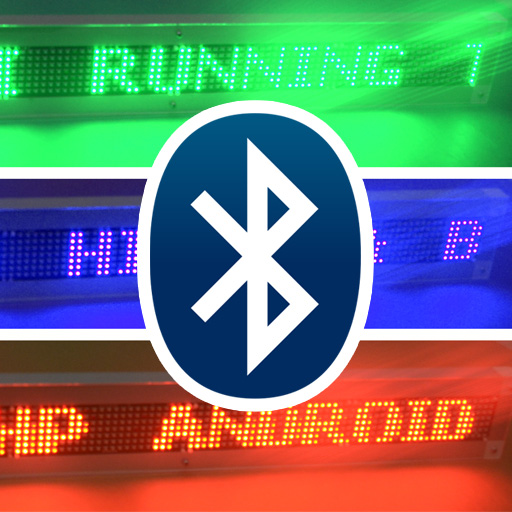 Scrolling Text Bluetooth icon