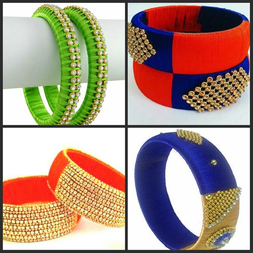Latest Silk Thread Bangles Designs icon