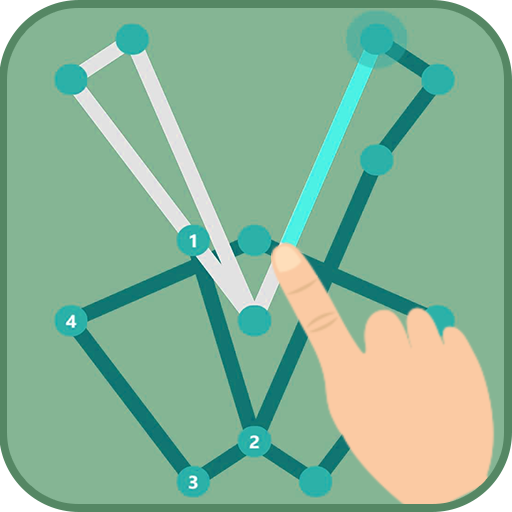 SINGLESTROKE LINE PUZZLE – CONNECT THE DOTS icon