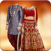 Traditional Couple Photo Suit icon