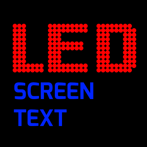 LED screen text icon