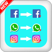 Dual Space - Multiple Accounts free icon